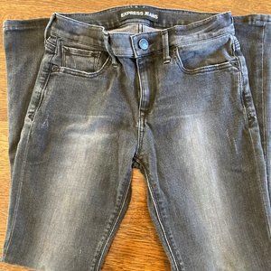 Express Black Flare Jeans